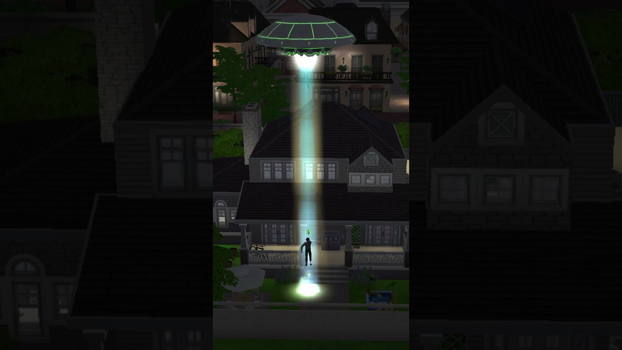 Abducted by Aliens and Pregnant!? 👽🛸 #sims4 #alien #shorts