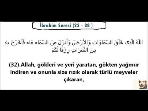 Abdulbasit Abdussamed İbrahim Suresi (Mealli)