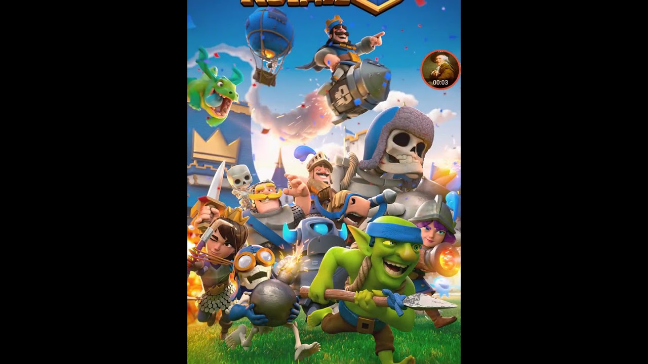 abertura do Clash Royale com som estourado Shitpost