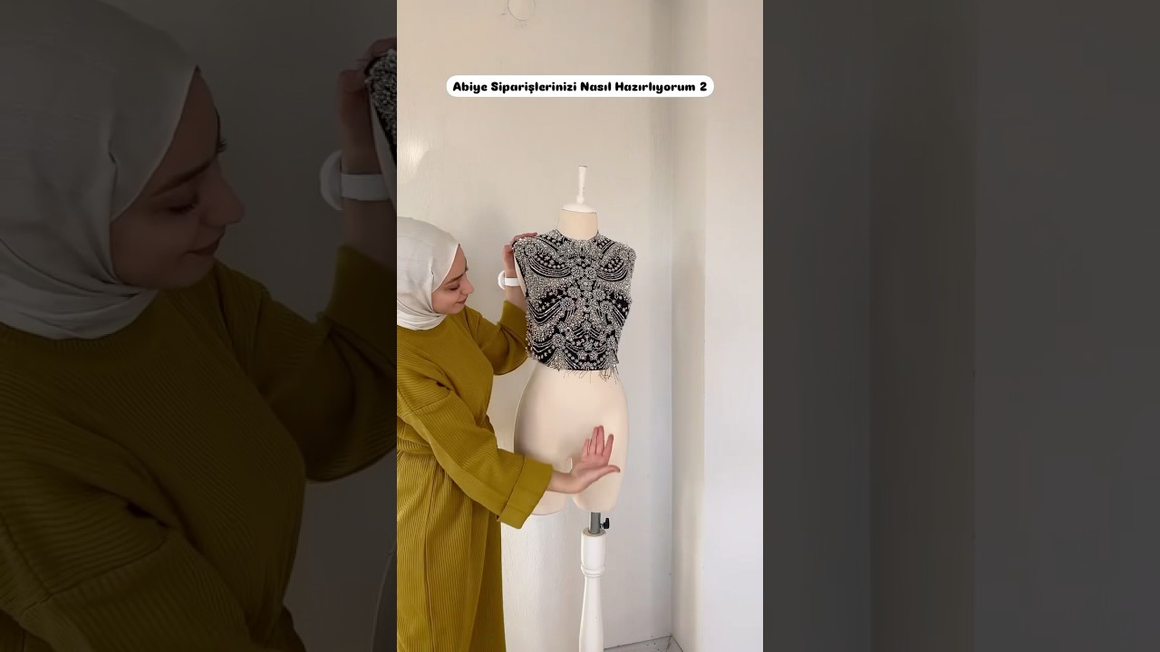Abiye siparişlerinizi nasıl hazırlıyorum 2. Seri 😍 #sewing #dikiş #diysewing