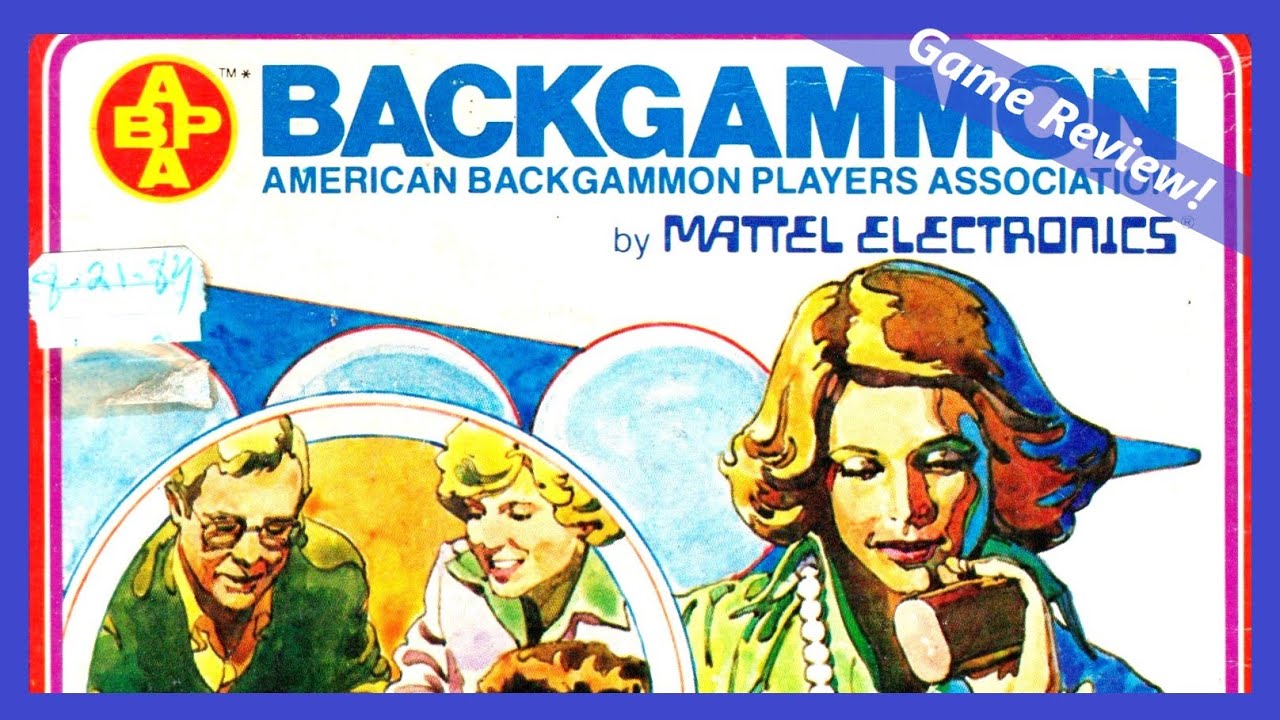 ABPA Backgammon Intellivision Review The No Swear Gamer Ep 782