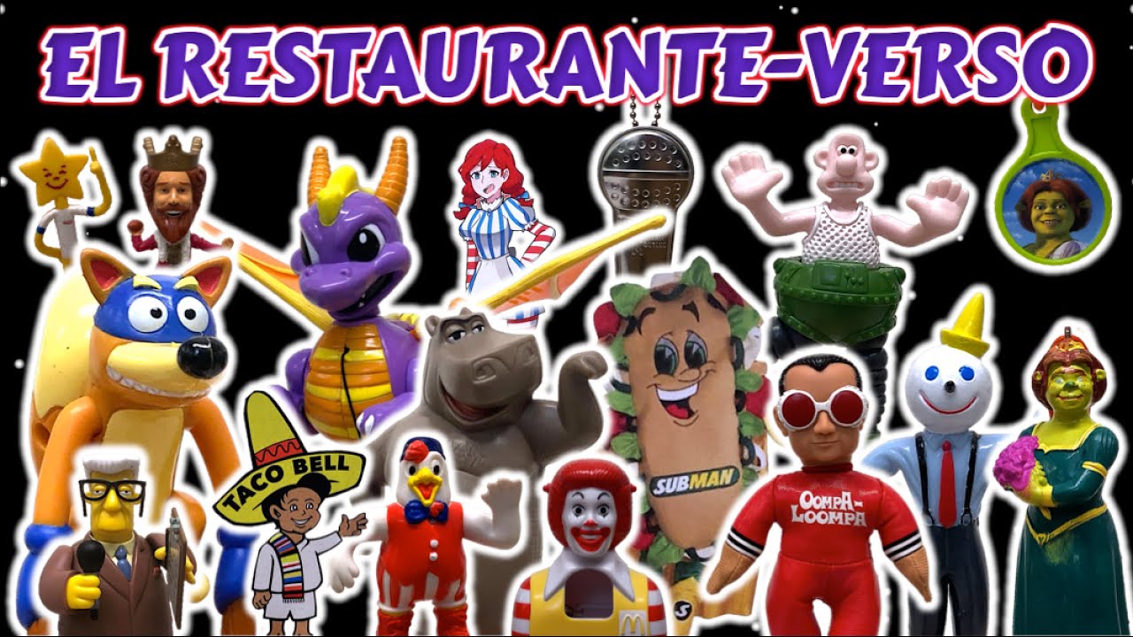 Abrimos 1 JUGUETE RANDOM de Cada RESTAURANTE - McDonald's, BK, KFC, Wendy's, Taco Bell, Subway