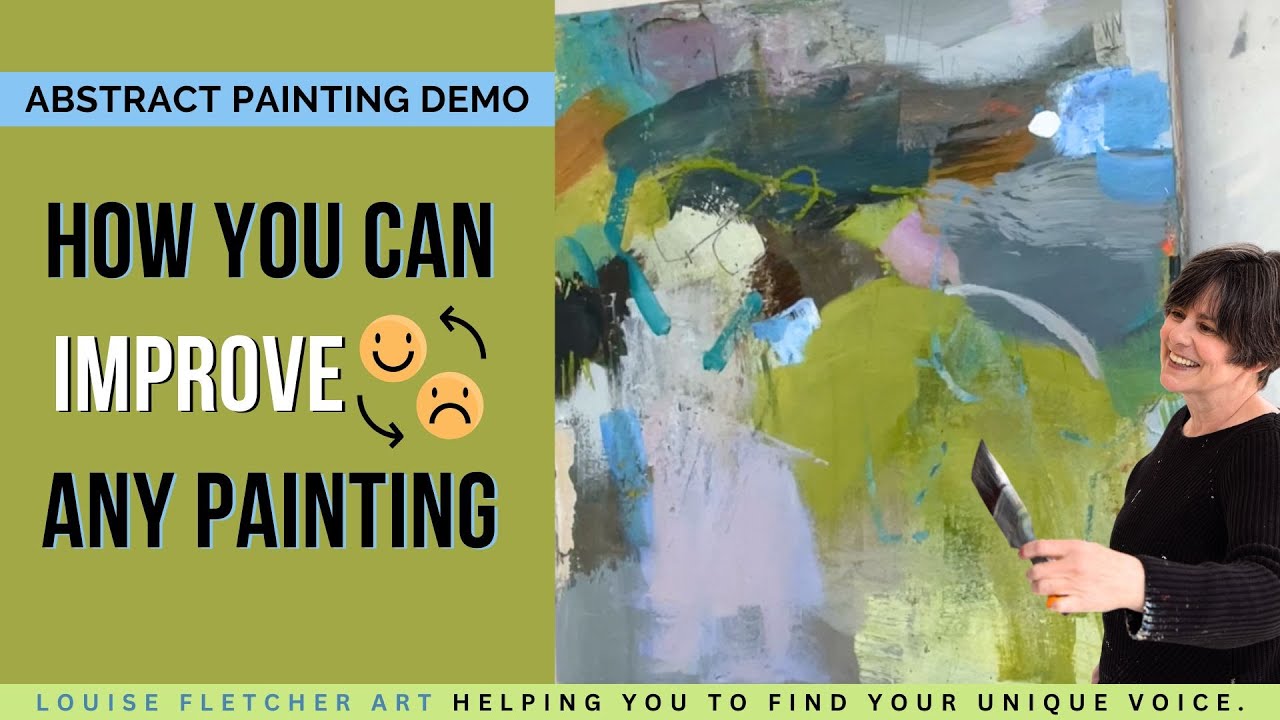 Abstract Painting Demo: How you can improve any painting