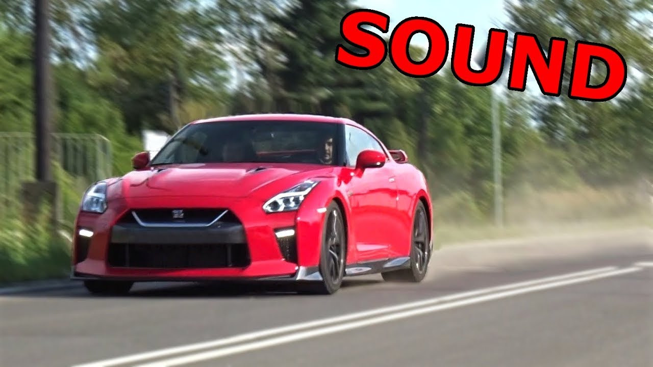 🔥ACCELERATION AND SOUND RED NISSAN GT-R 2018 IN RACIBÓRZ (POLAND)