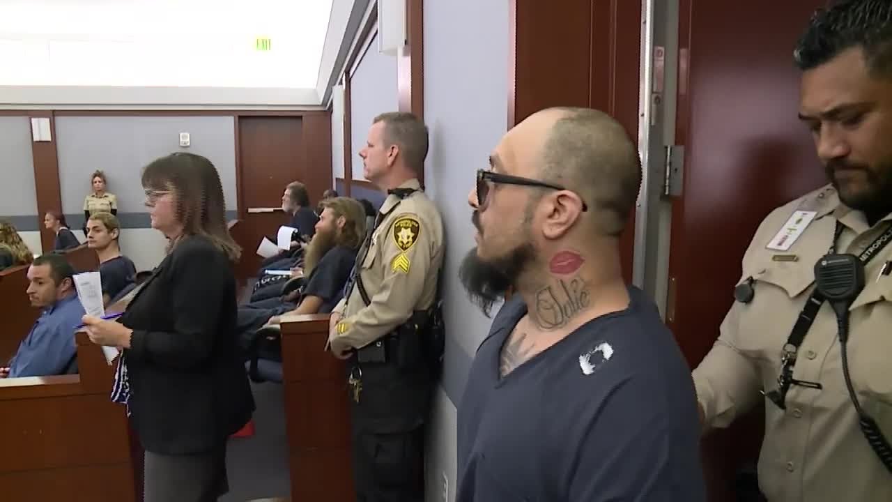 Accused Las Vegas Strip shooter asks for time to hire a private lawyer