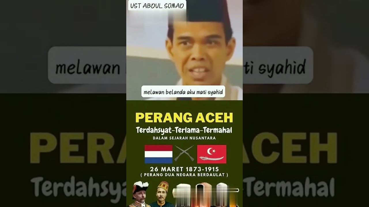 Aceh Tidak Tembus  Peluru ! #shorts #shortvideo #aceh #partaiaceh #indonesia #uas #ustadabdulsomad