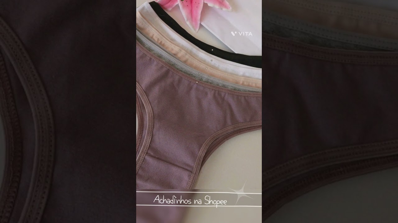 Achadinhos de calcinha na #shopee ♡