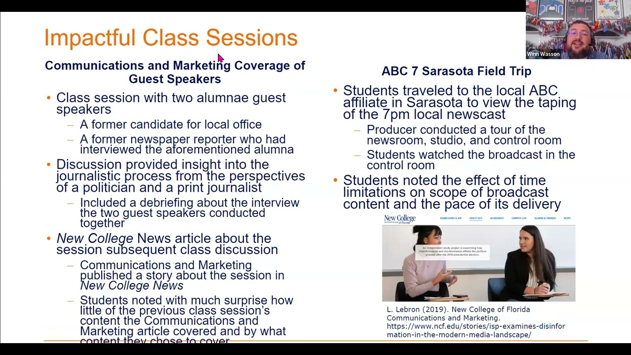 ACRL Politics, Policy and International Relations Section: News Media Literacy Webinar + Discussion