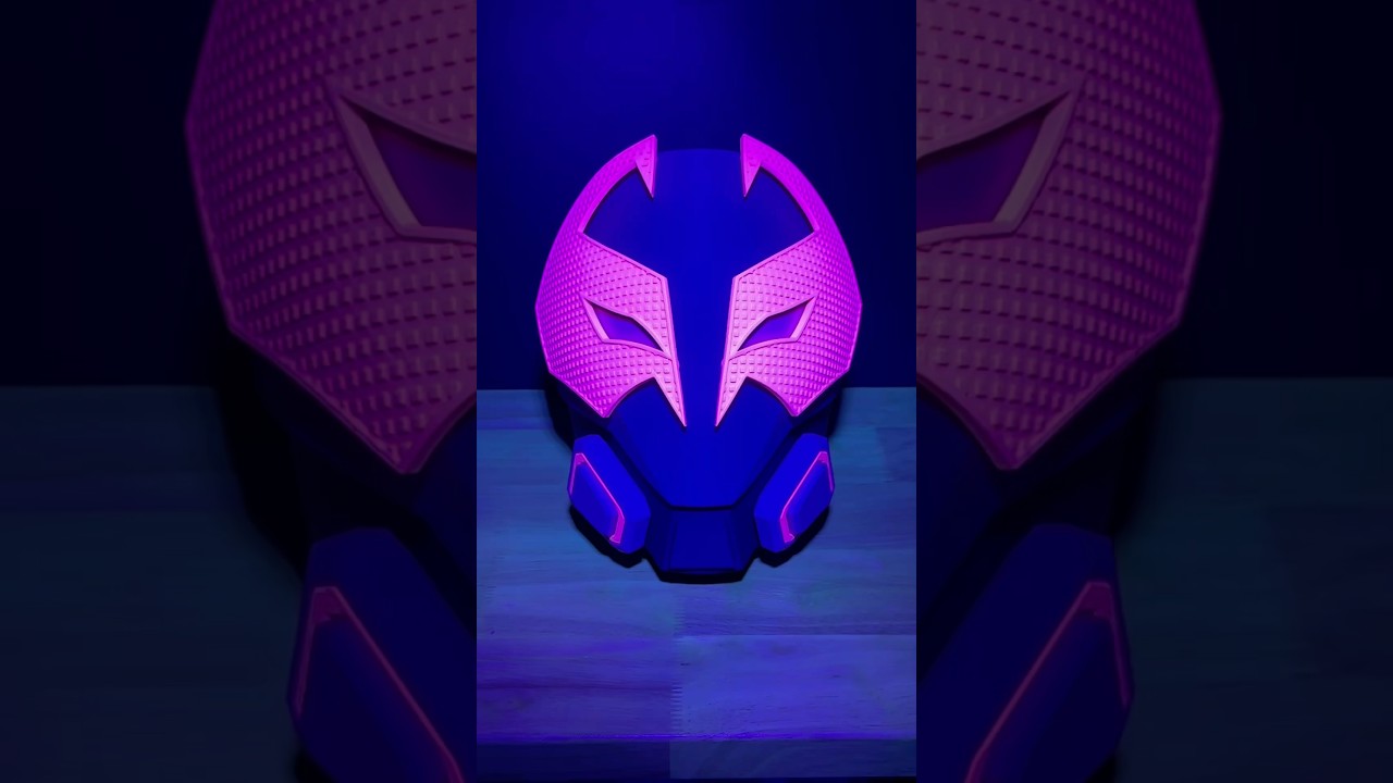 Across the Spider-Verse Miles G. Morales Prowler Inspired 3D Printed Mask