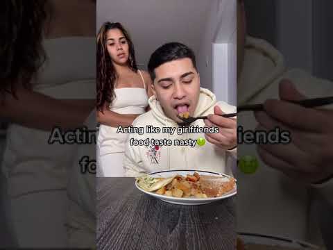 Acting like my Girlfriends food taste nasty 🤮 #shorts