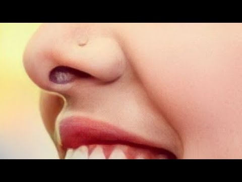 Actress Benazir Shaikh Unseen Nose and Lips Closeup HD