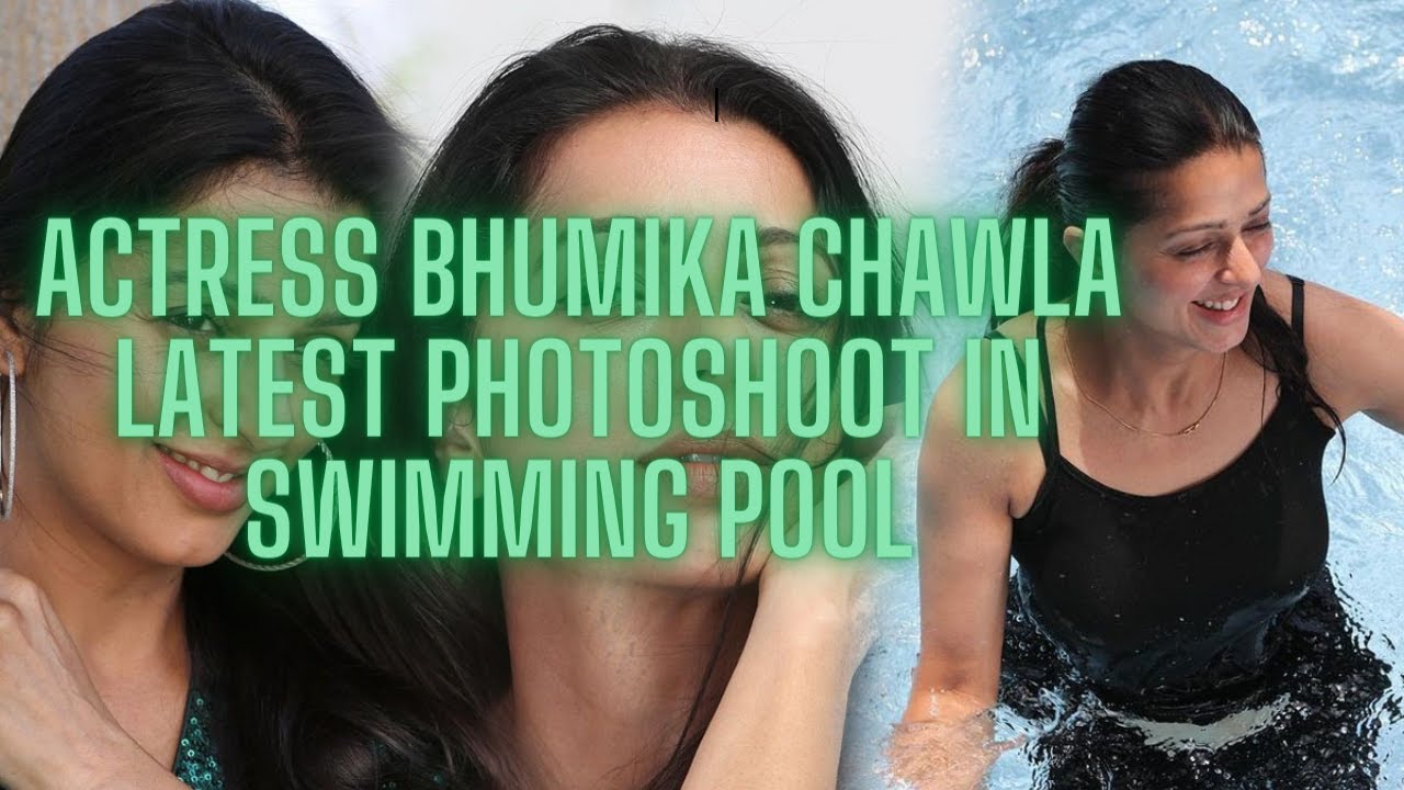 Actress Bhumika Chawla Latest Photoshoot In Swimming Pool