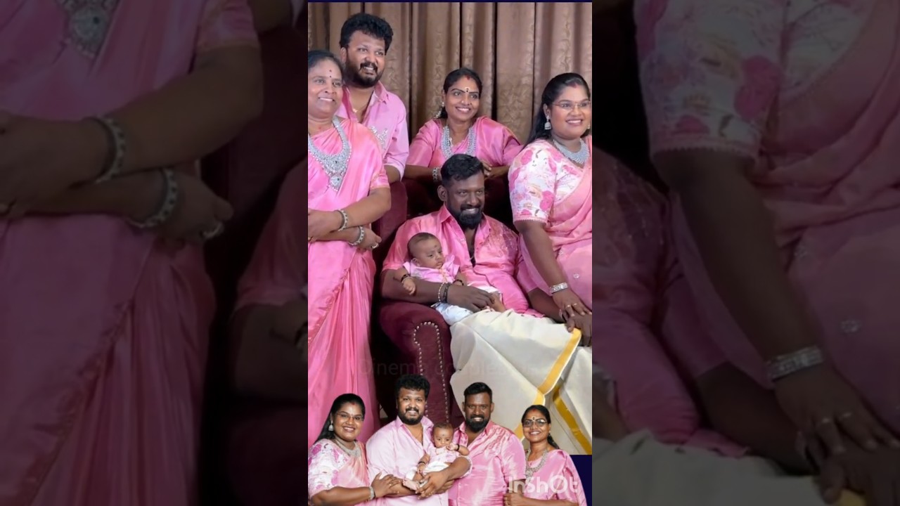 💖actress indraja robo Shankar cute lovely boy baby birthday celebration cute lovely family 💫💖🥰