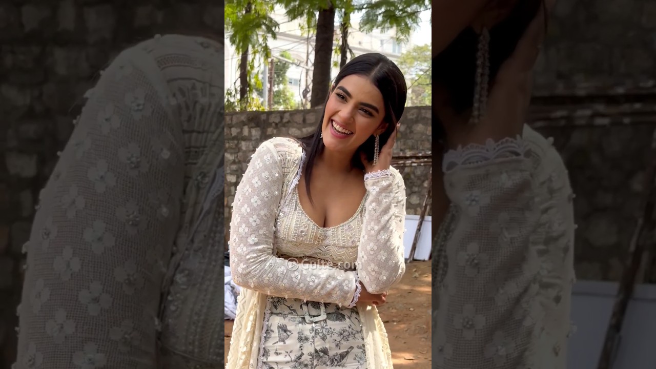 Actress #KavyaThapar gracing in White 🤍 | #Eagle | Gulte.com