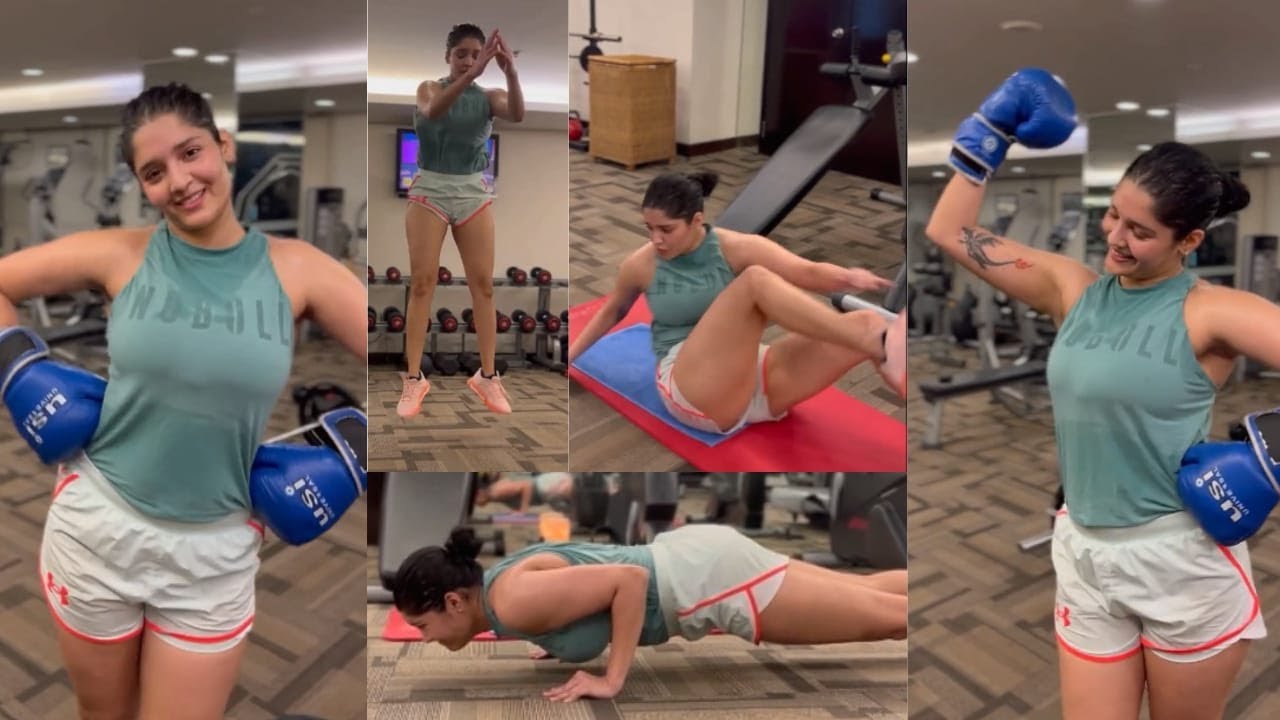 Actress Ritika Singh Latest Workout Video | Actress Ritika Singh GYM Workout
