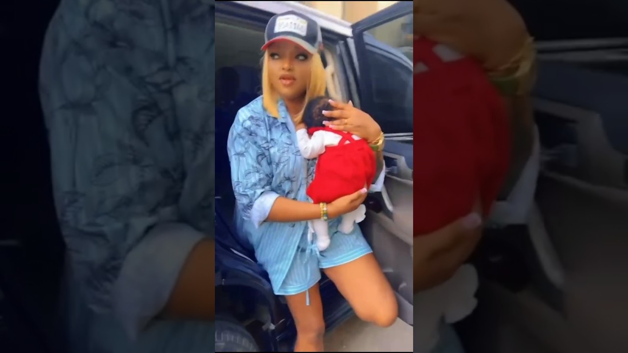 ACTRESS SOTAYO SOBOLA SPOTTED WITH HER BABY GIRL FOR THE FIRST TIME AFTER BIRTH