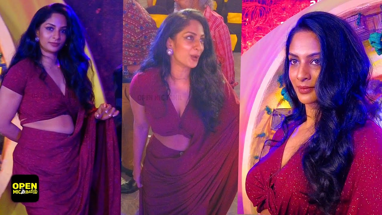 Actress Sriya Reddy Clicked With Very H0T at Suzhal Webseries Trailer Launch