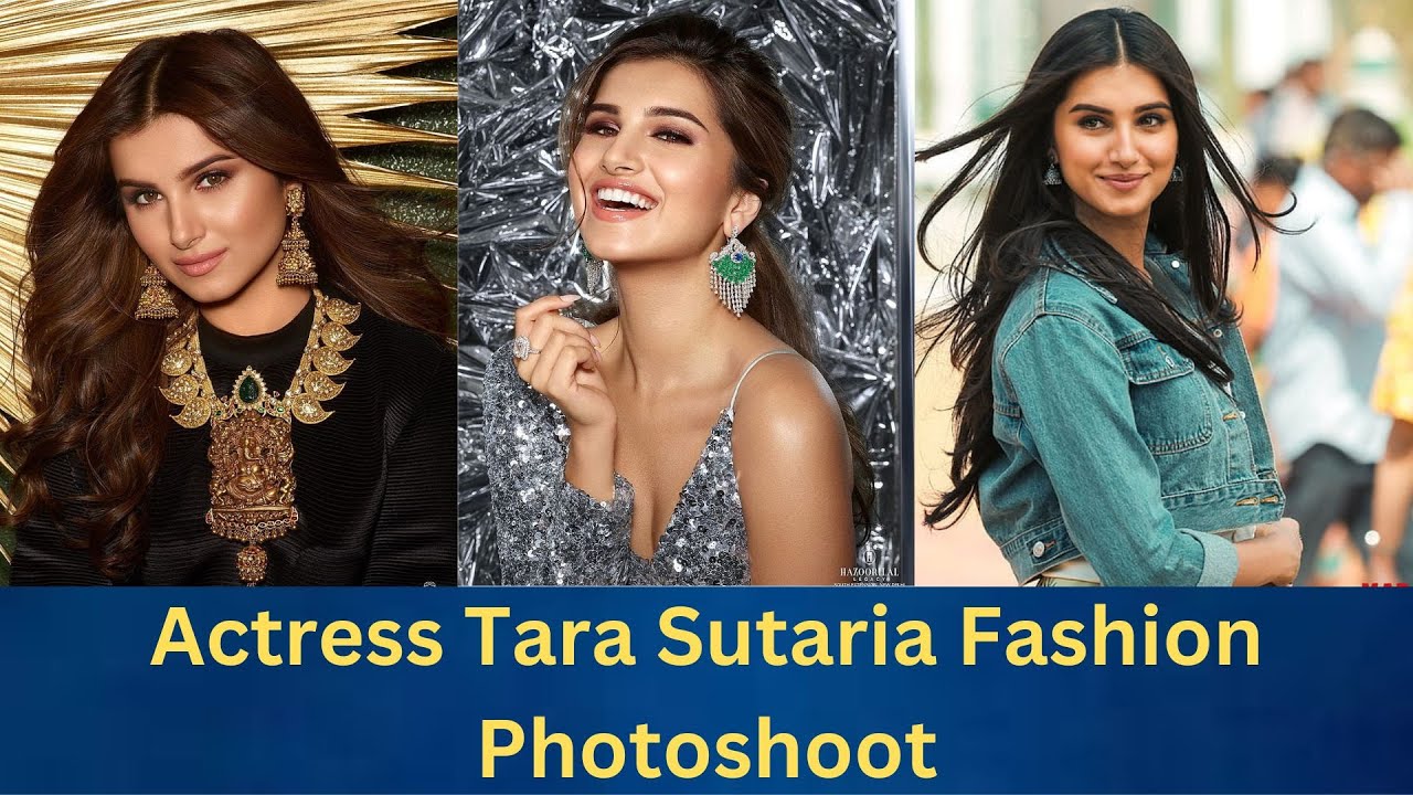 Actress Tara Sutaria Fashion Photoshoot