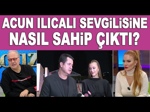 Acun Ilıcalı konuşurken, sevgilisi Çağla Altunkaya'nın hareketi olay oldu