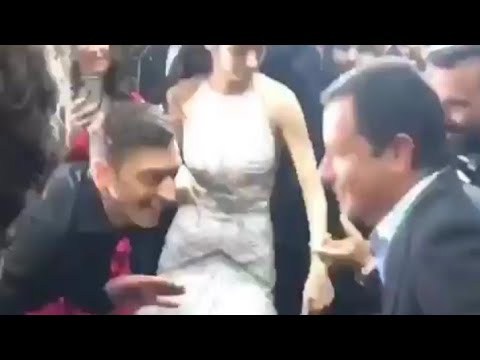 Acun Ilıcalı ve Mesut Özil, karşılıklı dans ediyorlar