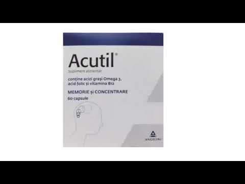 Acutil, supliment alimentar 60 capsule