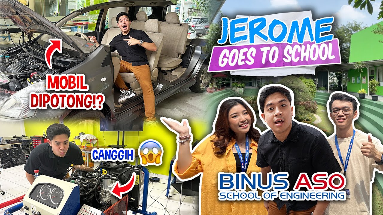 ADA MOBIL DIPOTONG!?😱 TOUR KAMPUS CANGGIH JEPANG x INDONESIA! | BINUS ASO