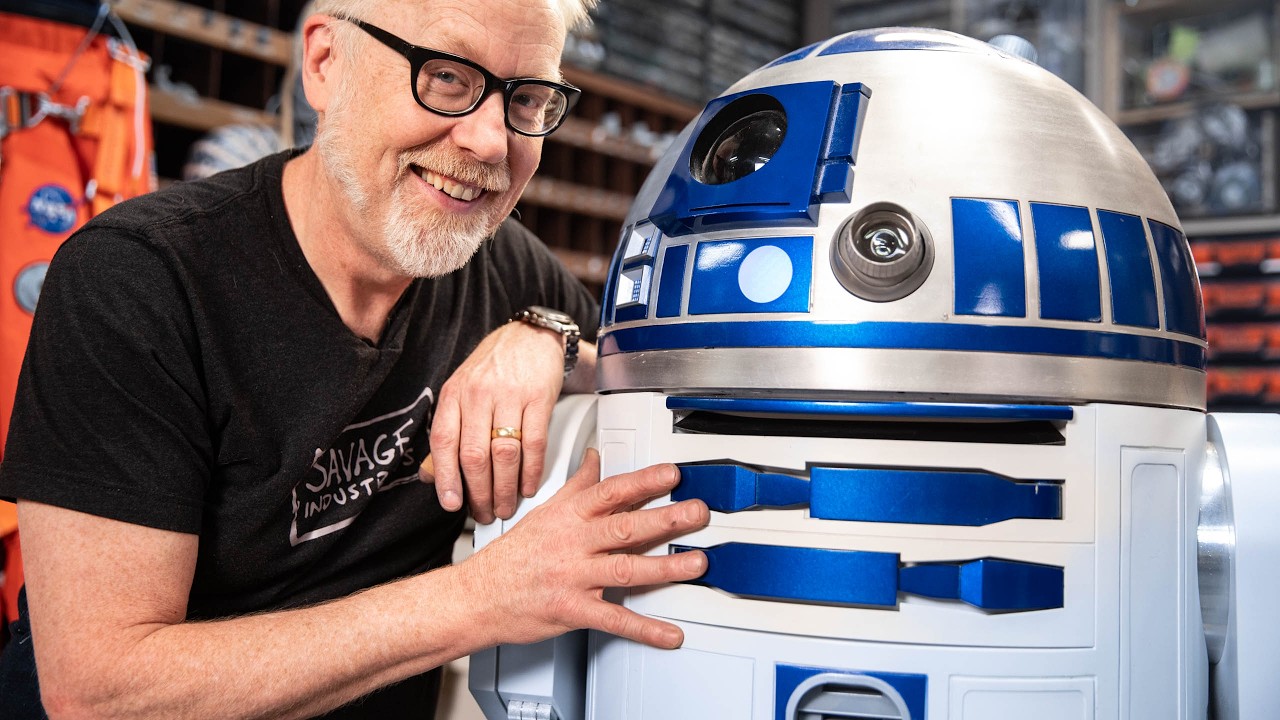 Adam Savage Builds R2-D2 Parts With ILM Modeler John Duncan!