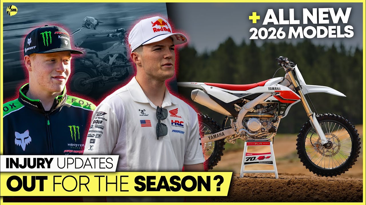 Adams & Hymas Injury Updates + New 2026 MX Machines Announced