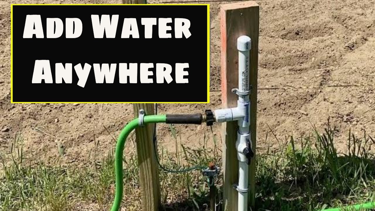 Add a Water Spigot in your Garden