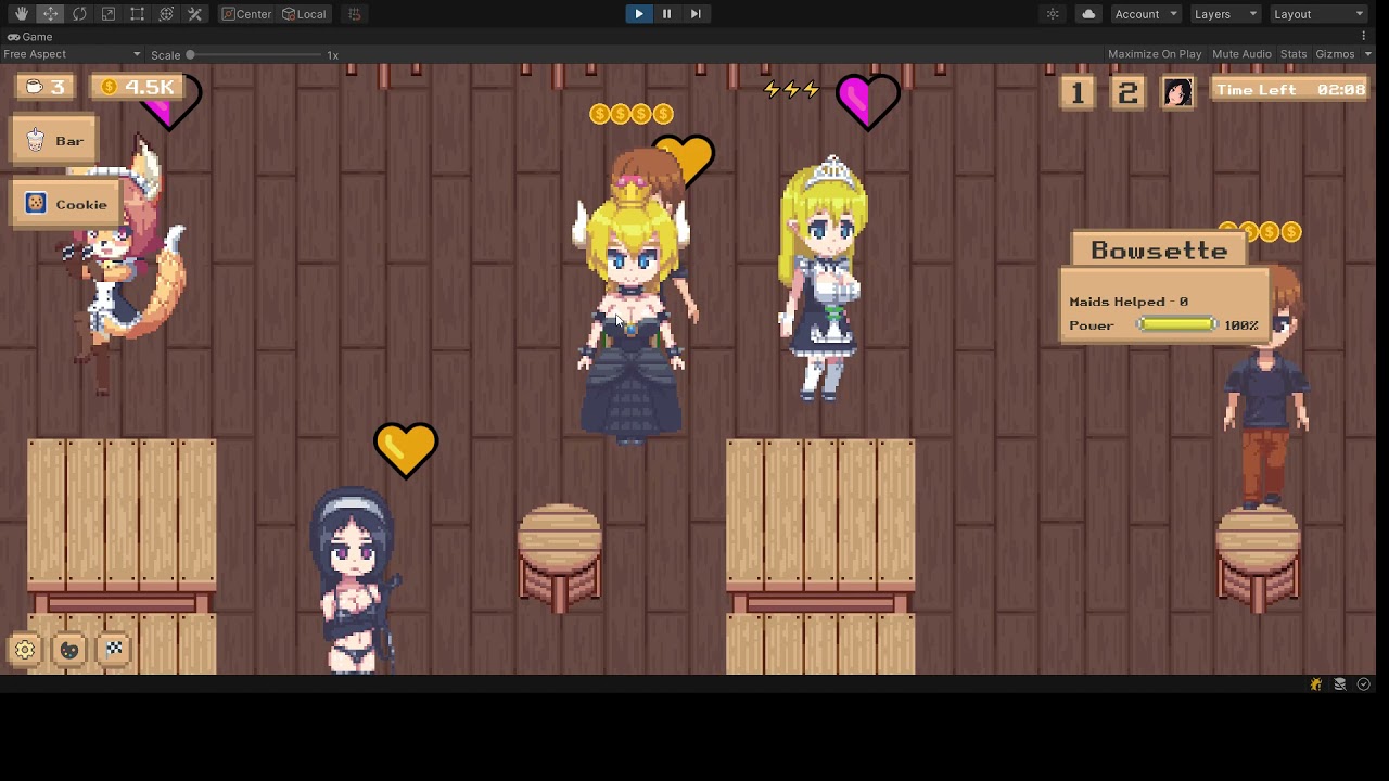 Adding Bowsette to maid cafe