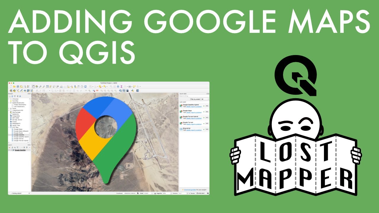 Adding Google Maps to QGIS