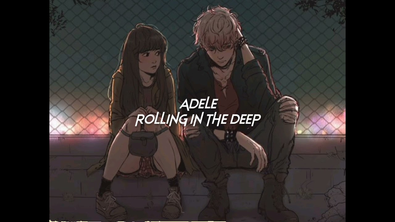 adele-rolling in the deep (sped up+reverb)