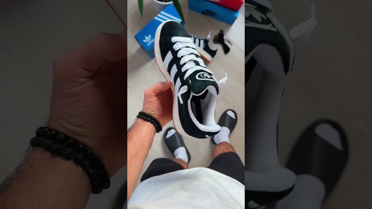 Adidas Campus 00S Black Unboxing🖤♨️🖤What’s your opinion on this pair??🤔🤩Let me know comments ✍🏼📌🖍️