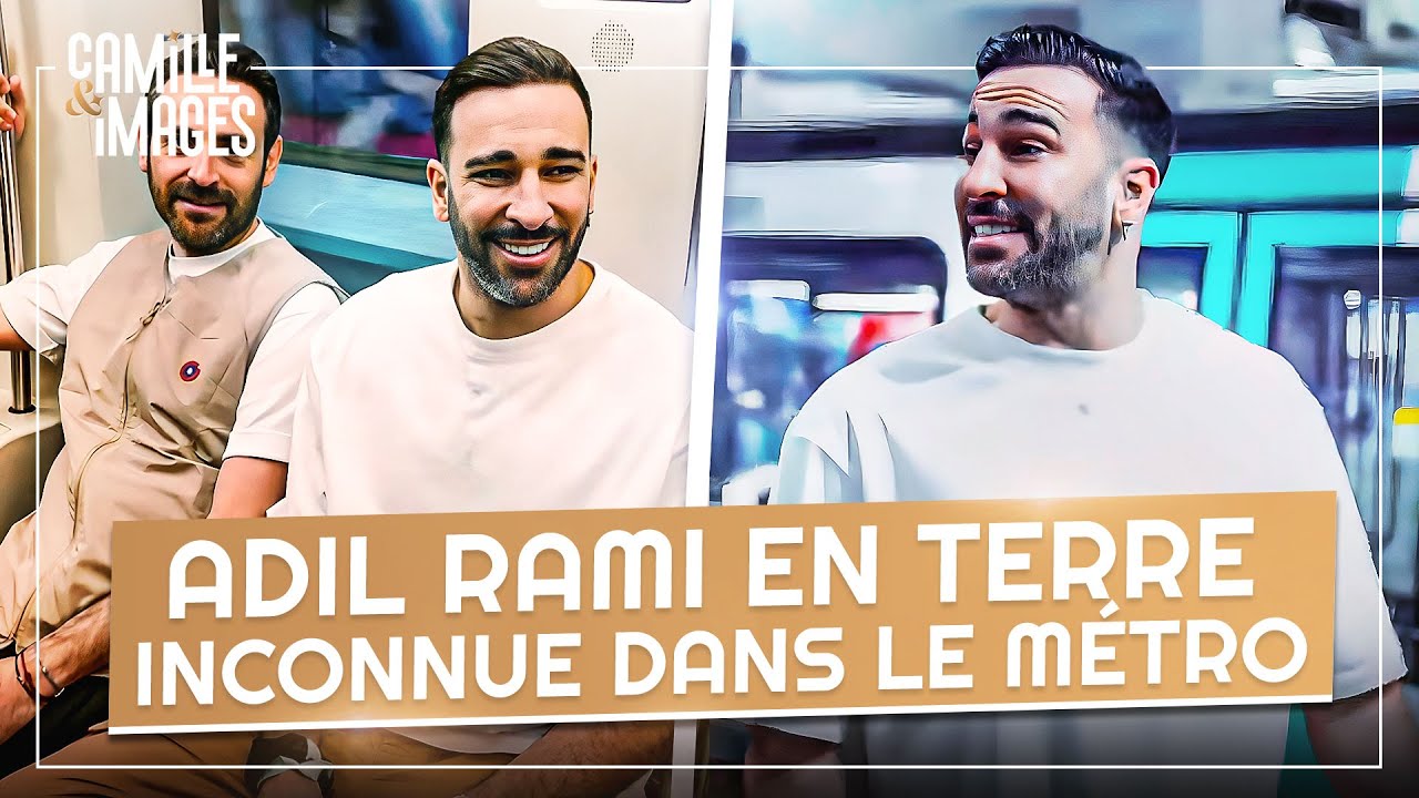 Adil Rami prend pour la première fois... le métro ! | Camille & Images