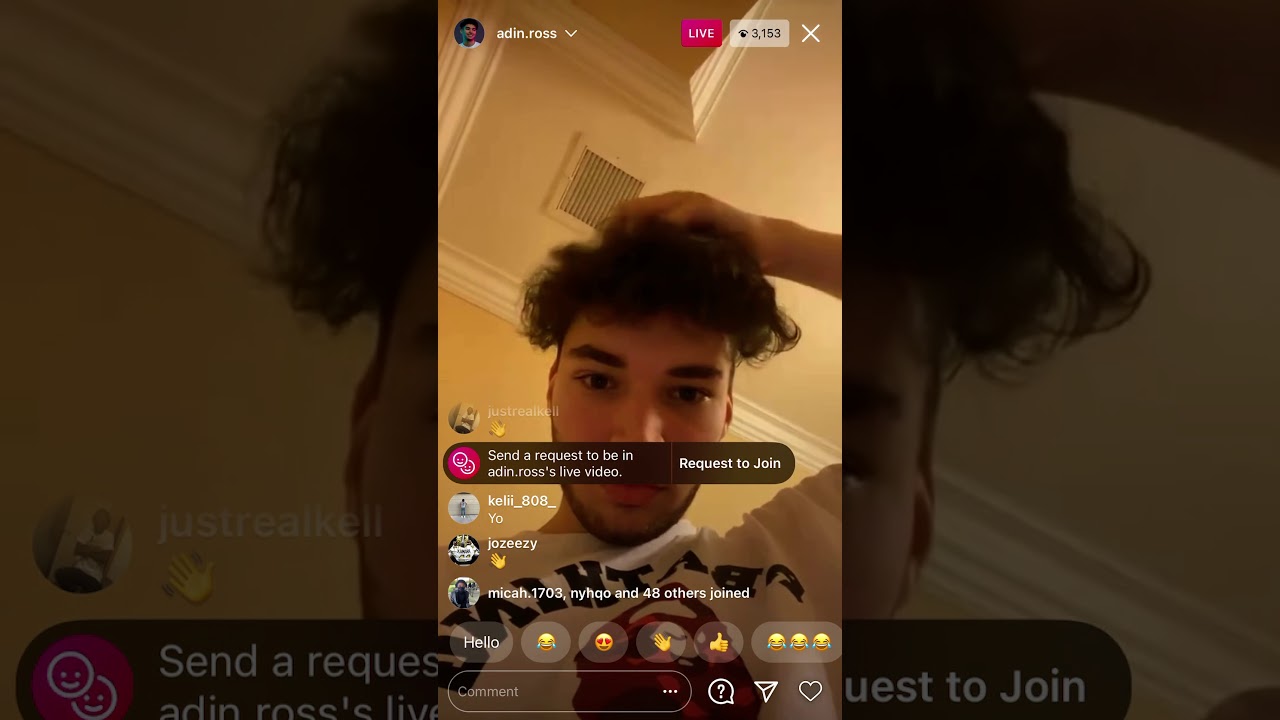 Adin Goes Live After His Sisters ‘NIP SLIP’ and Calls Out Fake People😳 Full IG Live