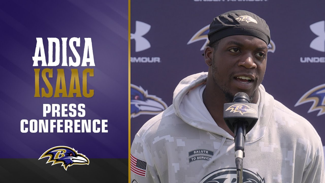 Adisa Isaac, Tavius Robinson Media Availability | Baltimore Ravens