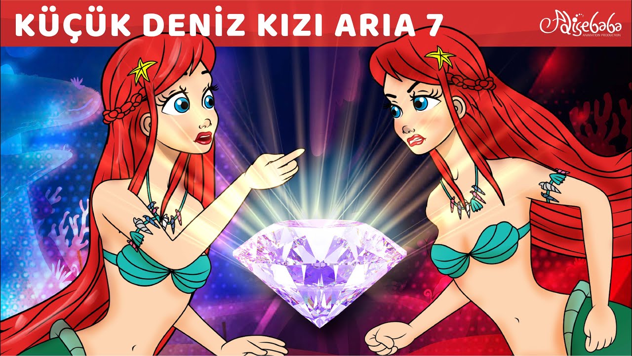 Adisebaba Çizgi Film Masallar - Küçük Deniz Kızı Aria 7 - Okyanus Kalbi - Little Mermaid