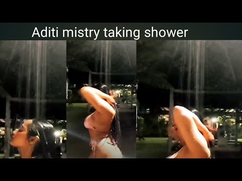 Aditi mistry Taking shower || one life babay || sahil khan model || status