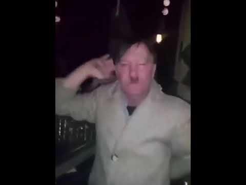 Adolf Hitler dancing (colorized)