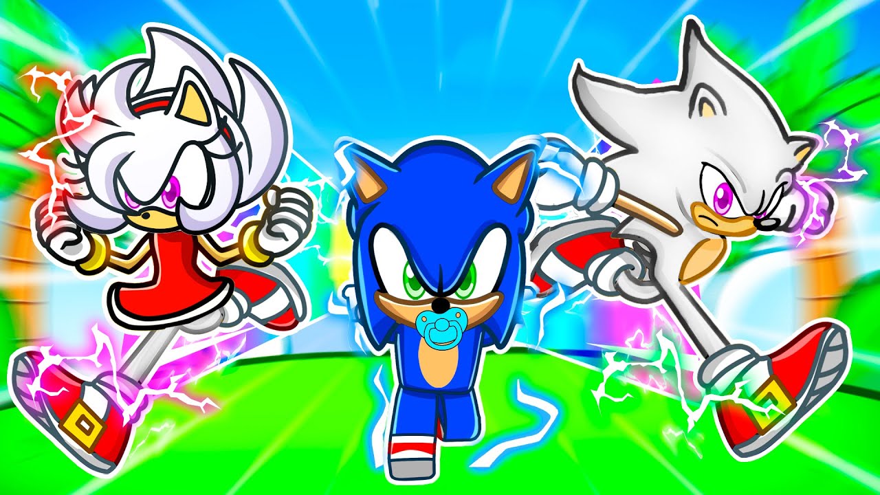 Adopted by a HYPER SONIC FAMILY in Roblox!