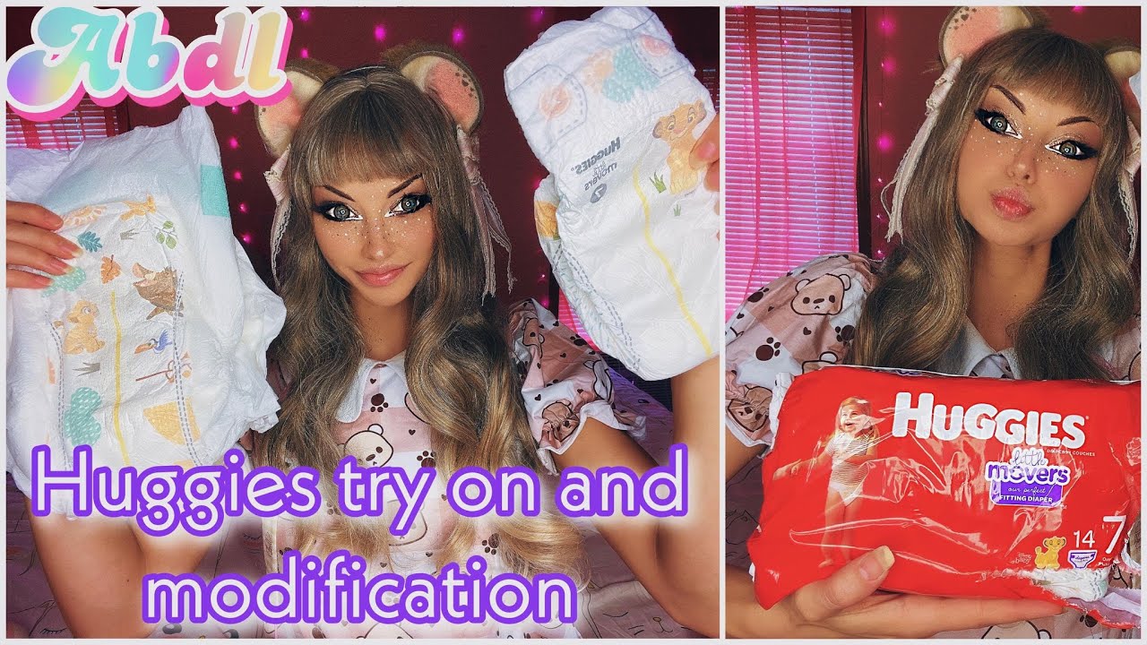 Adult Baby Diaper Try On + Modification ABDL