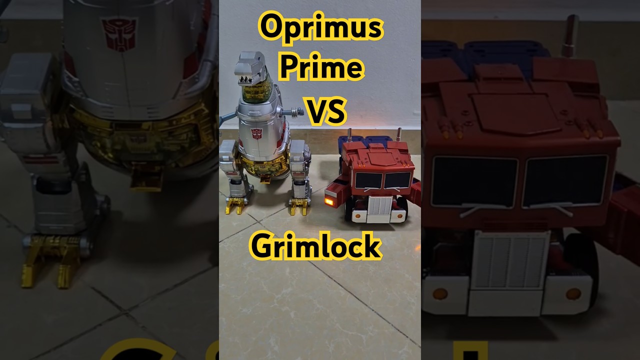 Adult collectors Robosen Transformers Optimus Prime VS Grimlock  #robosen #transformers #grimlock