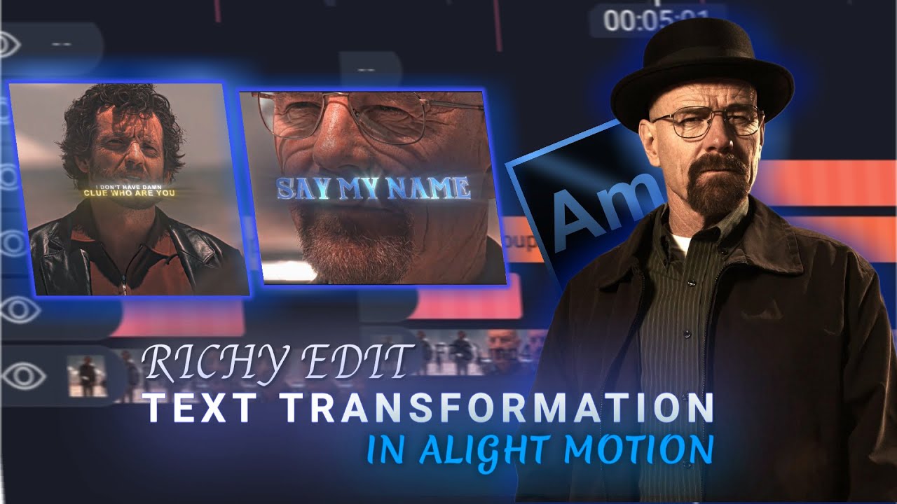 AE inspired@richy_edits Like Text effect in alight motion || (+Preset)