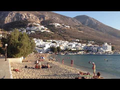 Aegiali beach