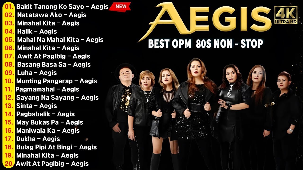 AEGIS Greatest Hits Playlist - Mga Lumang Tugtugin Opm Nonstop - Bakit Tanong Ko Sayo, Natatawa Ako,