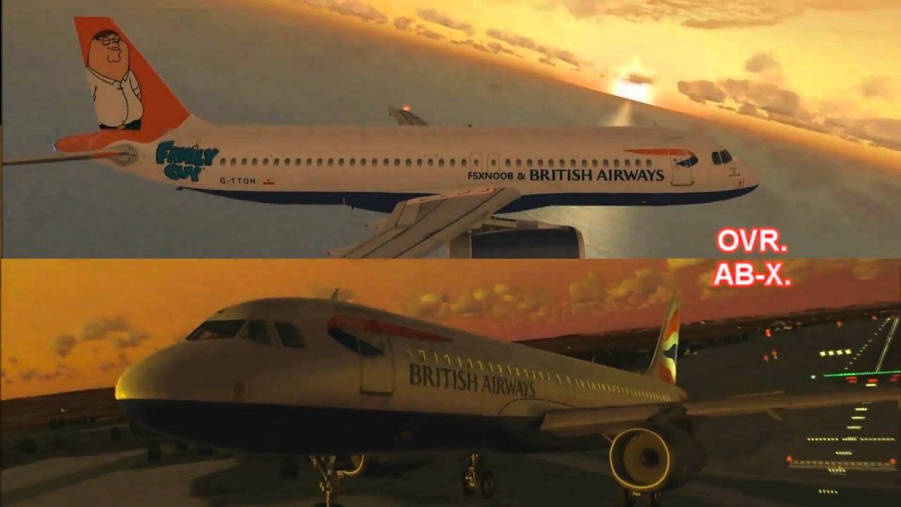 Aerosoft Airbus X vs Overland A320 Models - FSX HD