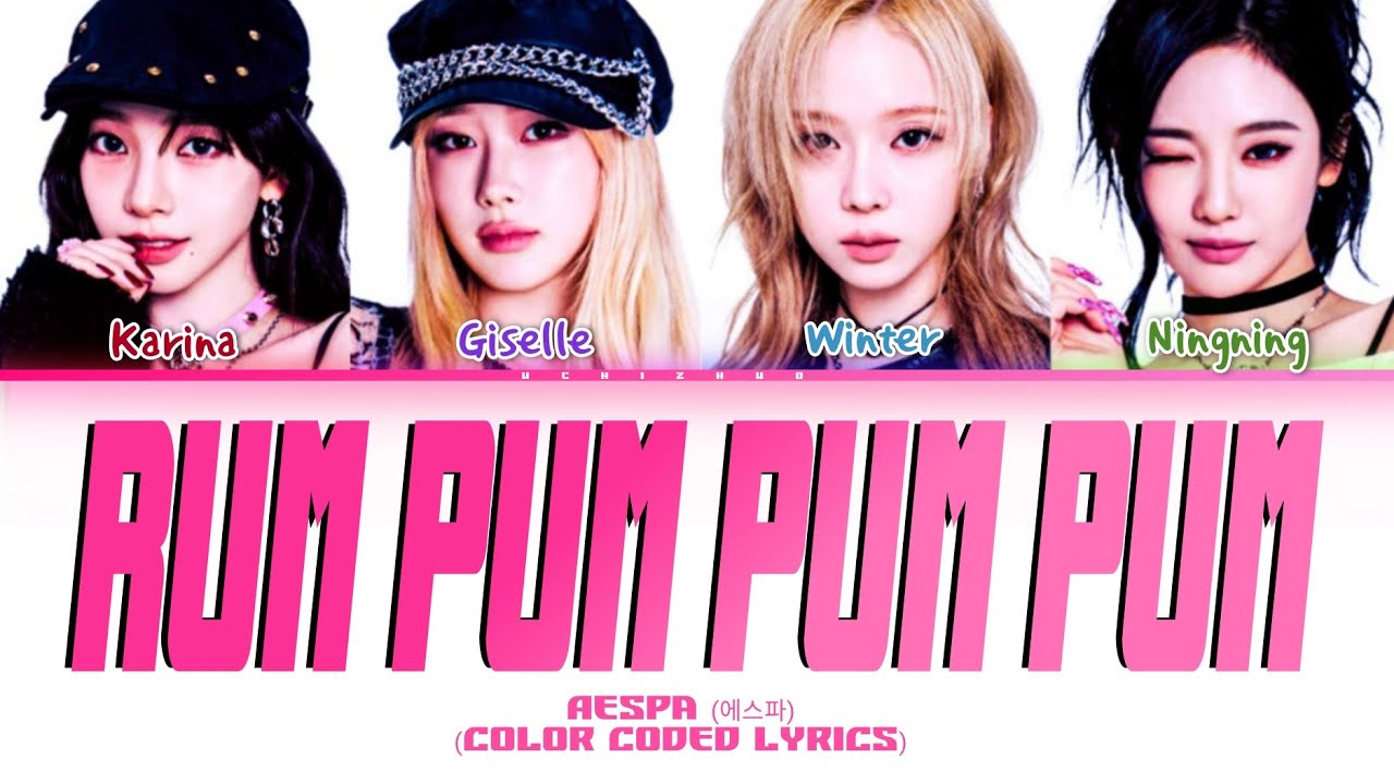AESPA - 'Rum Pum Pum Pum' by F(x) | COLOR CODED LYRICS