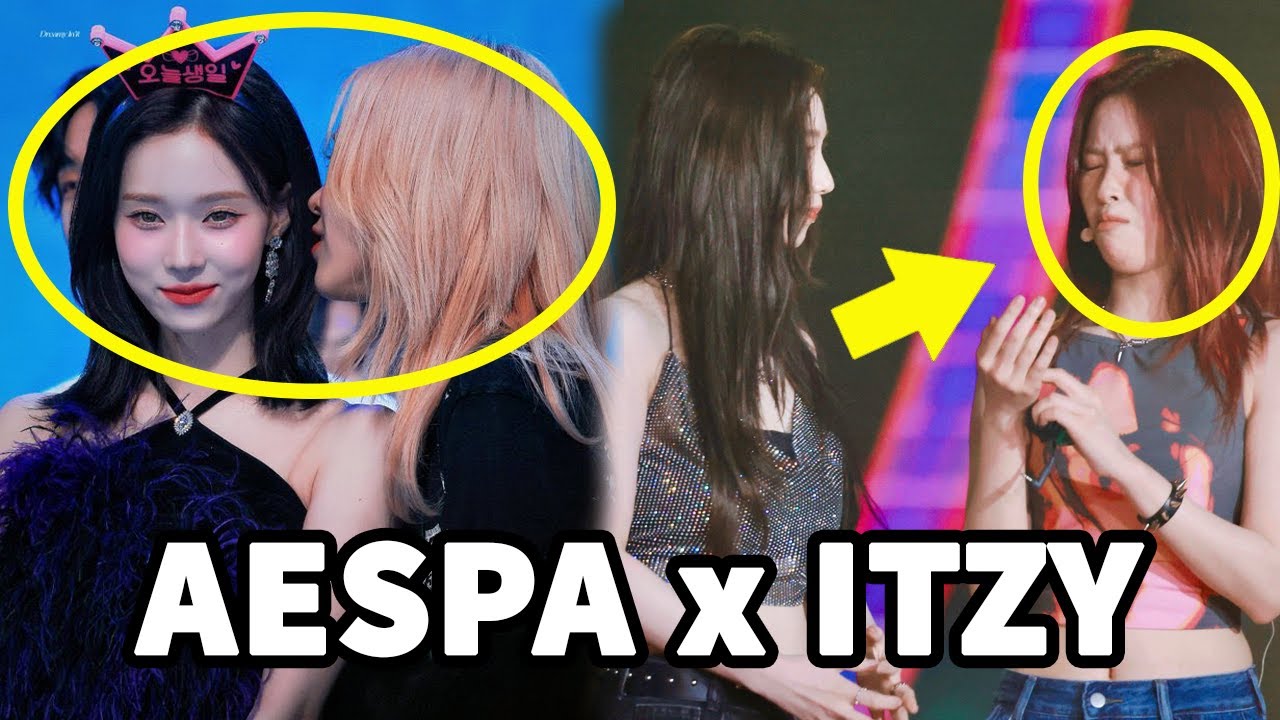 AESPA and ITZY Being Besties