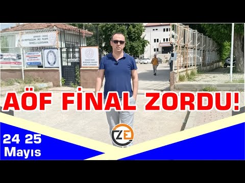 AÖF Final Dönem Sonu Sınavından Çıktım    Zordu   Sonuçlar ve Sorular Ne Zaman Açıklanır