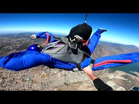 AFF Parachute Deployment [Slow-Motion]